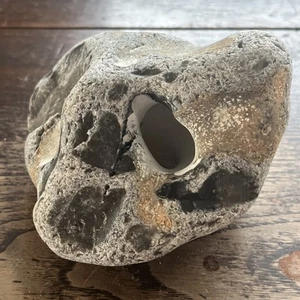 Large Hag Stone Faerie Seer Stone, Fairy Stone, Odin Stone, Holey Stone, Crystal - Picture 1 of 9