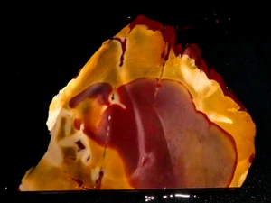 MOOKAITE JASPER--3 3/4" x 3 1/2 "  rough, cabbing - display , science - Picture 1 of 3