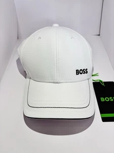 Hugo Boss White Baseball Cap for Men | One Size Adjustable | BNWT - Picture 1 of 5
