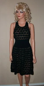  Vestido Victoria Secret Moda Negro Punto Abierto $88 M/L - Imagen 1 de 3