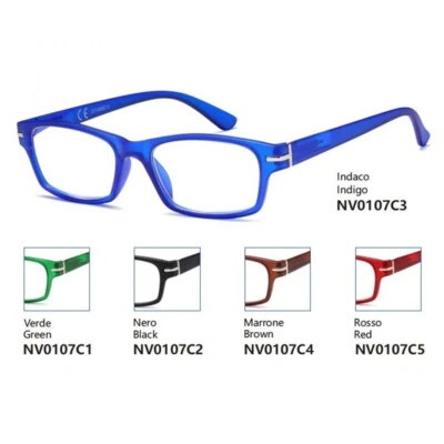 OCCHIALI DA LETTURA Graduati uomo donna in metallo custodia Certificati OFFERTA