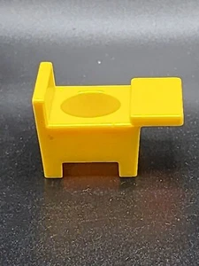 Vintage Fisher Price Little People GELBER SCHÜLERSCHREIBTISCH für SCHULSTUHL & SCHREIBTISCH - Bild 1 von 7