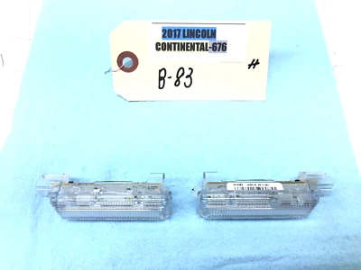 2017-2020 LINCOLN CONTINENTAL TRUNK QUARTER PANEL COURTESY LIGHT LAMP SET X2 OEM - Image 1 of 4