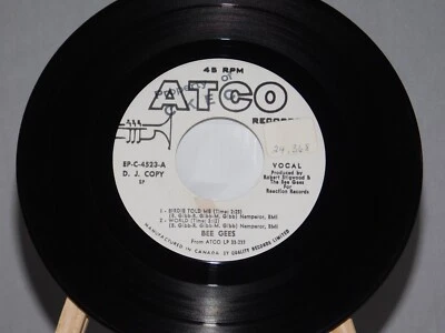 BEE GEES~ HOLY GRAIL~ATCO EP-C-4523~ ATCO ~PROMO~MEGA RARE ~ROCK~ GARAGE 45 - Image 1 of 3