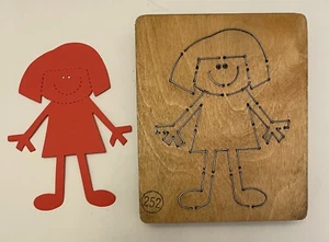 AccuCut Die GIRL #5 LARGE (G1320L) Large 5" x 6" - Picture 1 of 6