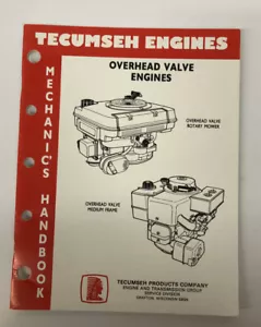 Manual de mecánico Tecumseh motores de valor aéreo - Imagen 1 de 2