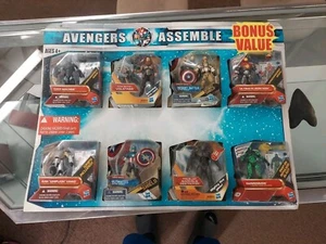 Paquete de 8 Avengers Assemble Bonus Value 2012 Iron Man Capitán América Odín - Imagen 1 de 13