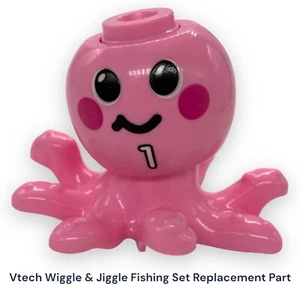 VTech Jiggle Giggle Fishing Set Toy Replacement Part Pink Octopus #1 - Picture 1 of 3