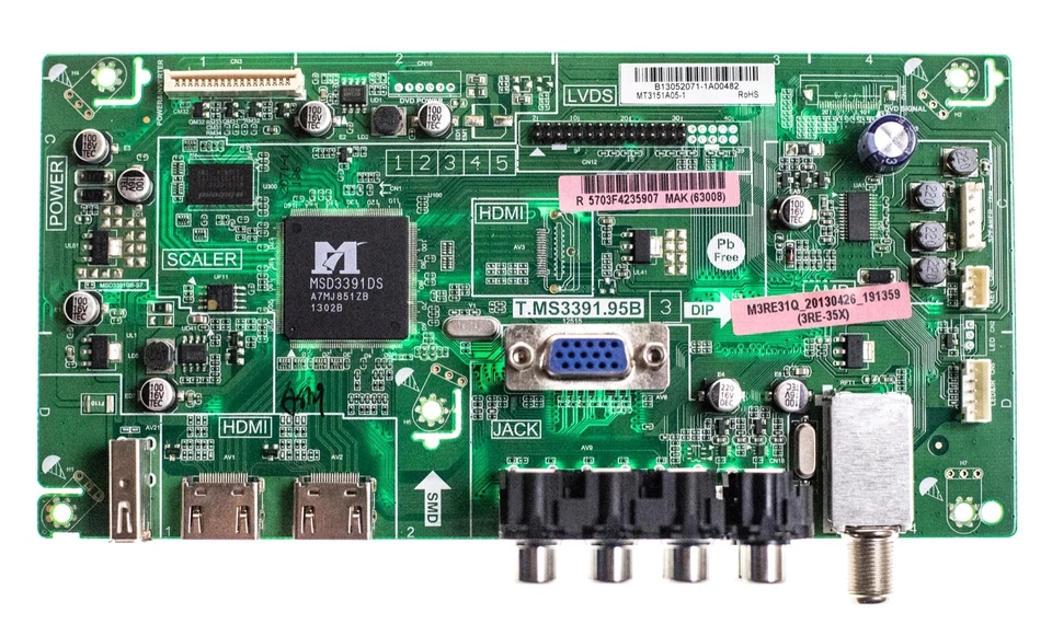 Placa principal Sansui B13052071 MT3151A05-1 para 32EN5060 Foto 1 de 1