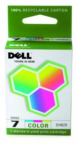 Dell Computer DH829 7 Standard Capacity Color Ink Cartridge for 966/968 - Image 1 of 1