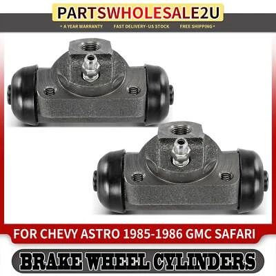 Cilindro de rueda de freno de tambor trasero izquierdo y derecho para Chevrolet Astro 1985-1986 GMC Foto 1 de 4