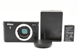 Near Mint Nikon 1 J1 10.1 MP Black Digital Camera Body battery Express Shipping - Picture 1 of 7