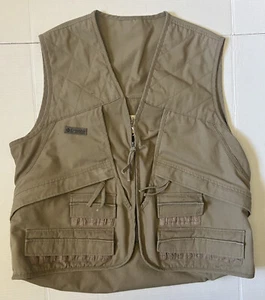 COLUMBIA - Men's Beige Hunting Fishing Shooting Vest - Size Large - Picture 1 of 10