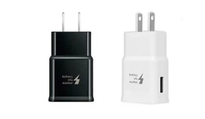 ADAPTIVE FAST CHARGING WALL CHARGER ADAPTER FOR SAMSUNG S7 S8 S9 Note 7 8 9 - Picture 1 of 5