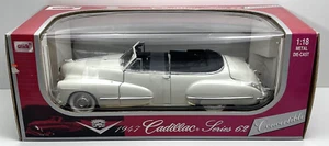 Anson - White 1947 Cadillac Series 62 Convertible - 1:18 Scale - Picture 1 of 4