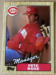 PETE ROSE 1987 TOPPS TIFFANY Card #393 NM-MT Condition - Picture 1 of 2