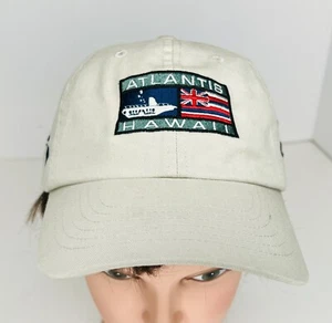 Atlantis Hawaii Crew Mütze Kappe verstellbarer Riemen hinten Dorfman Pazifikinseln Flagge - Bild 1 von 10