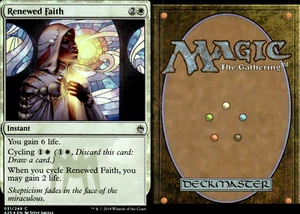 Magic the Gathering -MTG- Renewed Faith Foil - Picture 1 of 1