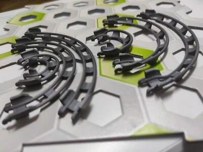 Achterbahnschienen-Set, Erweiterung, komp. mit Ravensburger Gravitrax, 3D Druck