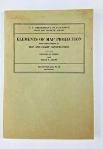 Elements of Map Projection 1945 US Dept of Commerce Special Publication #68 - Imagen 1 de 8