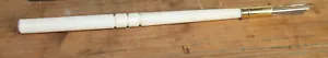 Antique Style White Turned Bone Fountain Dip Ink Nib Writing Pen - Picture 1 of 3