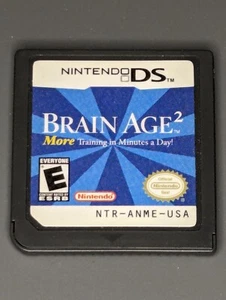 Brain Age 2: More Training in Minutes a Day (Nintendo DS, 2007) **CART ONLY** - Picture 1 of 1