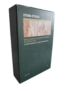 2081 STORIA D' ITALIA VOL.1 con COFANETTO - IL SOLE 24ORE su lice. EINAUDI - Foto 1 di 4