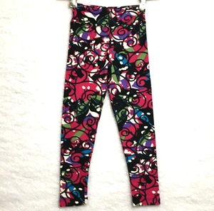 LuLaRoe leggings kids S/M (sz 2T-6) geometric patterned - Picture 1 of 4