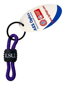 LSU Tigers Rope Keychain-Eyewear Holder-Key Chain-New - Picture 1 of 2