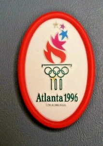 Vintage ATLANTA 1996 Olympics 100 FRIDGE MAGNET - Picture 1 of 2