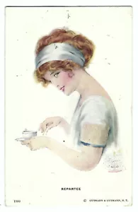 "REPARTEE" Vintage Post Card c1910 - Picture 1 of 2