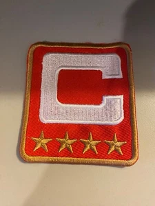 MAGLIA ROSSA SUPERBOWL NFL CAPITANI QUATTRO STELLE 4-⭐⭐⭐⭐ STAR C-PATCH - Foto 1 di 2
