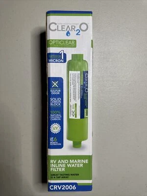 Clear O2 CRV2006 RV and Marine Inline Water Filter - Image 1 of 3
