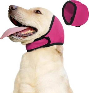 Dog Ear Muffs No Shake Ear Wrap for Hematoma Adjustable Waterproof Swimming Hat - Picture 1 of 9