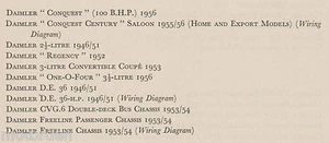 DAIMLER Conquest Regency Freeline D/D BUS 1946-56 data 11p FREE POST AUSTRALIA - Bild 1 von 3