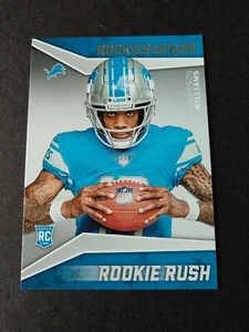 Jameson Williams 2022 Rookies and Stars ROOKIE RUSH #RR-9 Detroit Lions - Picture 1 of 2