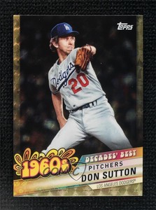 2020 Topps Decades Best Chrome Series 2 Pitchers Superfractor 1/1 Don Sutton HOF