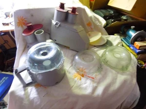 Robot Coupe R2 Attachments Continuous Feed Cutter Bowl Blades Lids And More - Picture 1 of 20