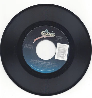 GLORIA ESTEFAN, "WORDS GET IN THE WAY" - Image 1 of 2