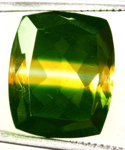 27,15 Cts. Piedra preciosa certificada corte cojín turmalina bicolor brasileña natural - Imagen 1 de 4