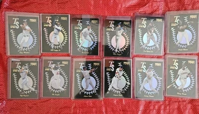 1996 Pinnacle Team Spirit Complete Insert Set Of 12. Griffey, Jeter, Bonds - image 1 of 4