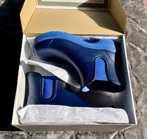 NIB DANSKO KARMEL MOLDED WATERPROOF BOOTS BLUE SIZE 40 - Picture 1 of 11