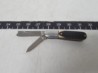 Navaja de bolsillo plegable Queen Steel #25 Barlow de 2 hojas Foto 1 de 4