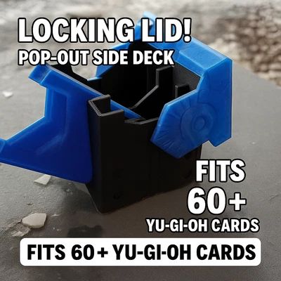 Yu-Gi-Oh Deck Box with Pop-Out Side Deck | Trading Card Game Storage Case - Image 1 of 4