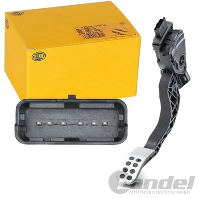HELLA SENSOR POTI PEDALE ACCELERATORE PEDALIERA IN ALLUMINIO per CITROËN C-ELYSEE C2 C3 - Immagine 1 di 2