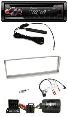 Pioneer CD USB Lenkrad DAB MP3 Autoradio für Alfa Romeo 156 2002-2003 silber - Bild 1 von 4