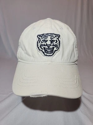 RARO Abercrombie and Fitch Niños Tigre Sombrero Blanco Bordado YL/XL se adapta a adultos S Foto 1 de 4