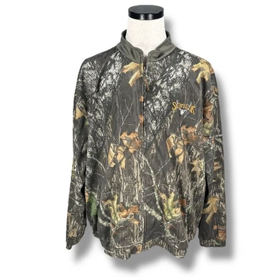 Scent-Lok Hunting Jacket Men’s 2XL XXL Brown RealTree Camo Long Sleeve Full Zip - Image 1 of 4