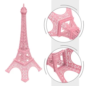 Elegant European style Decor Pink Eiffel Tower Model for Office or Home - Picture 1 of 24