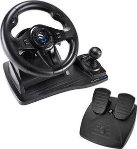 Subsonic Superdrive GS500 Racing Wheel + Pedal PC PS3 PS4 Video Game Controller - Picture 1 of 1